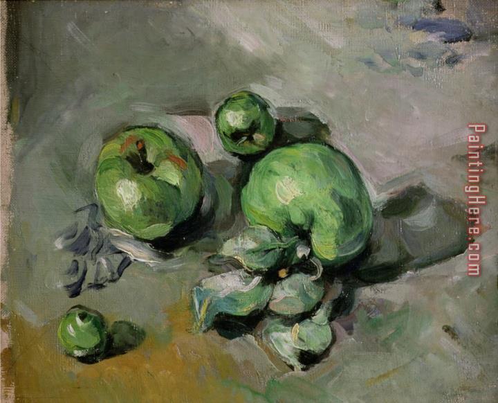 Paul Cezanne Green Apples C 1872 73 Oil on Canvas